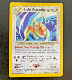 Pokemon Card Light Dragonite Holo 14/105 Neo Destiny ENG inglese good GD vintage - Image 1