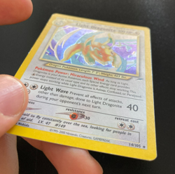 Pokemon Card Light Dragonite Holo 14/105 Neo Destiny ENG inglese good GD vintage - Image 4
