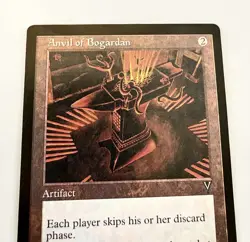 Anvil of Bogardan MTG Visions Rare Artifact Card Vintage 1997 LP/ NM - Image 2