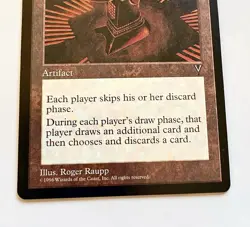 Anvil of Bogardan MTG Visions Rare Artifact Card Vintage 1997 LP/ NM - Image 3