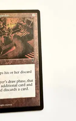 Anvil of Bogardan MTG Visions Rare Artifact Card Vintage 1997 LP/ NM - Image 4