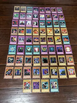 Vintage Yugioh! Pharaoh’s Servant PSV First Edition Common Card Lot x 68 LP - Image 1