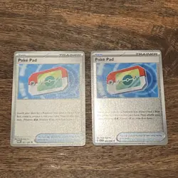 081/088 Poke Pad & Rev Holo Pokemon Card Perfect Order - Image 1