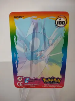 Pokemon Advanced 2004 Panini Lenticular Action Card #100 Latios - Image 2