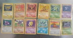 Pokemon Fossil Set Lot Of 12 Rare Cards - Haunter - Raichu - Dragonite - Hypno - - Image 1