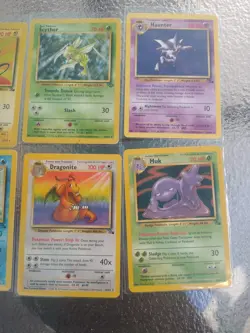 Pokemon Fossil Set Lot Of 12 Rare Cards - Haunter - Raichu - Dragonite - Hypno - - Image 4