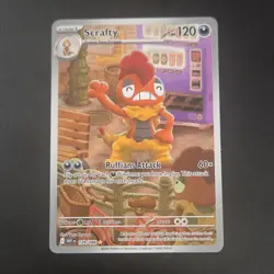 Pokemon Scrafty 139/086 SV11W White Flare Rare Holo Stage 1 120 HP Card - Image 1