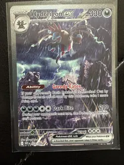 Hydreigon EX 169/086 SAR Sv: White Flare Holo Stage 2 330 HP English Card - Image 1