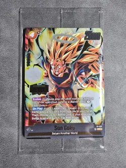Son Goku Release Event Winner Gold FP-077 - Dragon Ball TCG Winner Card - SEALED - Image 1