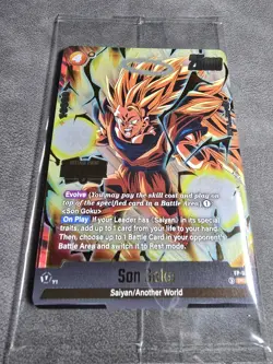 Son Goku Release Event Winner Gold FP-077 - Dragon Ball TCG Winner Card - SEALED - Image 2
