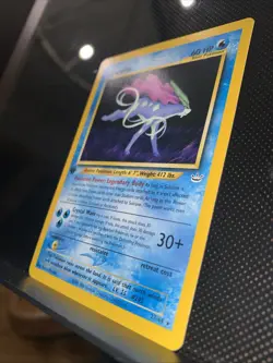 Pokemon Suicune Neo Revelation Card 27/64 1st Edition Vintage 2000 Naoyo Kimura - Image 2
