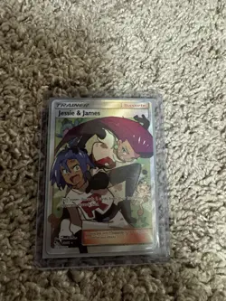 Pokemon TCG Jessie & James Trainer Full Art Ultra Rare Card 68/68 Hidden Fates - Image 3