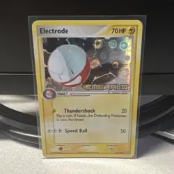 Electrode 27/106 Emerald Reverse Holo 70 HP Stage 1 Uncommon Pokemon TCG Card - Image 1