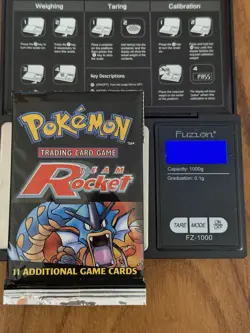 Pokemon WOC06176 TCG Team Rocket Booster Pack - 11 Cards HEAVY 21.2 742818061766 - Image 1