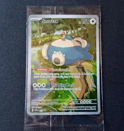 Pokemon TCG Snorlax SVP 051 S&V 151 Black Star Promo Card Sealed - Image 1