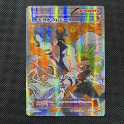 Pokemon Card Professor Sycamore 114/114 Xy-Steam Siege Holo NM - Image 1