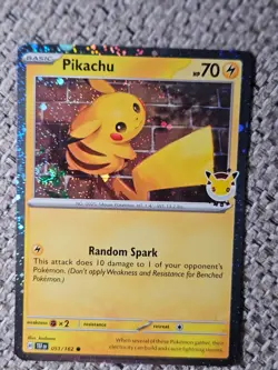 Big swirl Pikachu (Pokemon Day 2026) 051/162 Holo - Image 1