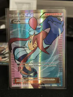 Pokemon Skyla 122/122 Breakpoint Holo Ultra Rare Trainer - Image 1
