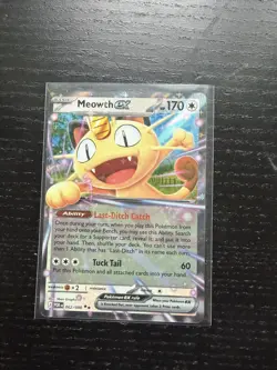 Meowth Ex 062/088 - Double Rare - Mega Evolution: Perfect Order - Pokemon TCG - Image 1