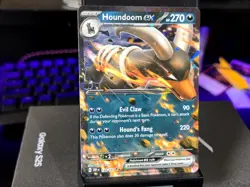 HOUNDOOM EX DOUBLE RARE 134/197 OBSIDIAN FLAMES POKEMON NM - Image 1