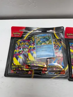 Pokemon TCG Mega Evolution 3-Pack Blister Set of 2 Golduck - New Sealed - Image 2