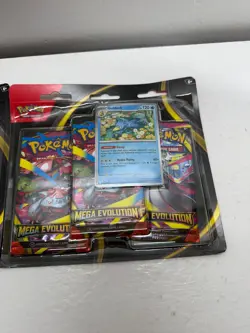Pokemon TCG Mega Evolution 3-Pack Blister Set of 2 Golduck - New Sealed - Image 3