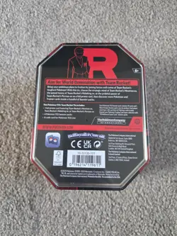 Pokemon TCG Destined Rivals Team Rocket Tin Nidoking EX Sealed Brand New - Image 2