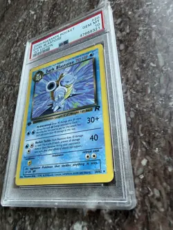 2000 POKEMON ROCKET 1ST EDITION #20 DARK BLASTOISE PSA 10 - Image 2