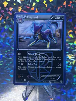 Pokemon Plasma Storm #84/135 Rare Liepard (Team Plasma) - Image 1