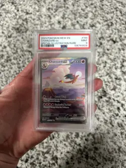 2023 POKEMON MEW EN-151 SPECIAL ILLUSTRATION RARE #199 CHARIZARD EX PSA 9 MINT - Image 3