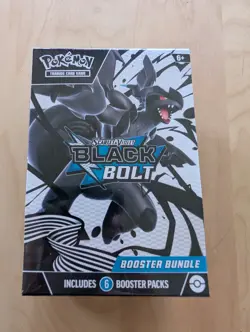 New Sealed Pokemon TCG Scarlet & Violet Black Bolt Booster Bundle Box 6 packs - Image 1