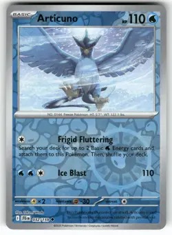Articuno 032/159 Uncommon Journey Together Pokemon Reverse Holo Near Mint - Image 1