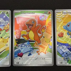 Pokemon TCG First Partner Illustration Collection Series 1 Kanto GEN 1 Starters - Image 4