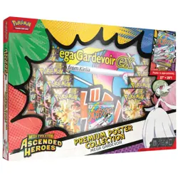 Pokemon Ascended Heroes Premium Poster Collection Mega Gardevoir Booster Box x2 - Image 2