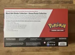 Pokemon 1 Black Bolt 1 White Flare Poster + Binder Collection Sams Club Lot of 2 - Image 2