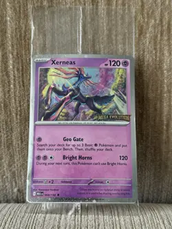 Pokemon Xerneas 064/132 Mega Evolution Best Buy Stamped Promo Sealed NM Mint - Image 1
