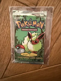 Pokemon TCG Jungle Pack Sealed Vintage Heavy 21g - Image 1