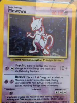 [CGC 8.5] MEWTWO 1999 Pokemon #10/102 Base Set Holo OLD CGC NM/Mint+ SUBS - Image 3