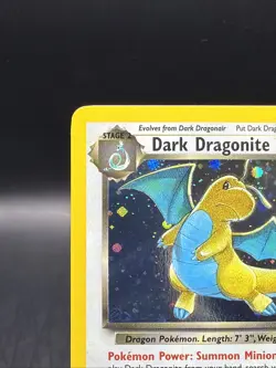 Dark Dragonite 5/82 Team Rocket Holo Pokemon w/Swirl NM- - Image 2