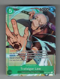 ONE PIECE Trafalgar Law (047) (SR Parallel) OP01-047 Romance Dawn Foil - Image 1