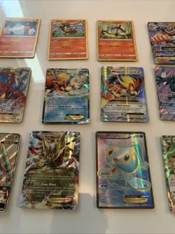 Lot Of 12 Used Pokemon Cards (3 GXs, 6 EXs, 3 Normal/ Worn Corners And Marker - Image 4