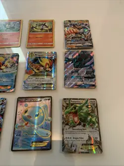 Lot Of 12 Used Pokemon Cards (3 GXs, 6 EXs, 3 Normal/ Worn Corners And Marker - Image 5