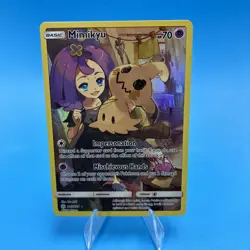 Pokemon Mimikyu TCG Sun & Moon Cosmic Eclipse Holo Card 245/236 Secret Rare NM - Image 1