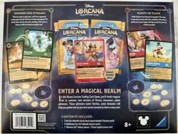 Disney Lorcana Trading Card Game 2 Decks 4 Booster Packs 1 Promo Card Inklands - Image 2