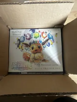 Prismatic Evolutions Pokemon Center Elite Trainer Box ETB New & Sealed - Image 3