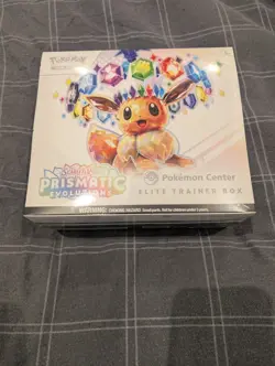 Prismatic Evolutions Pokemon Center Elite Trainer Box ETB New & Sealed - Image 1