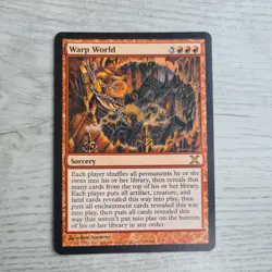 MTG Warp World Magic the Gathering Card +free cards - Image 1