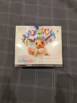 Prismatic Evolutions Pokemon Center Elite Trainer Box ETB New & Sealed - Image 1