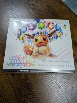 Prismatic Evolutions Pokemon Center Elite Trainer Box ETB New & Sealed- NO TEARS - Image 2