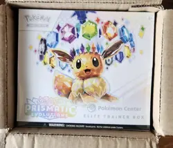 Pokemon TCG Prismatic Evolutions Pokemon Center Elite Trainer Box ETB New Sealed - Image 1